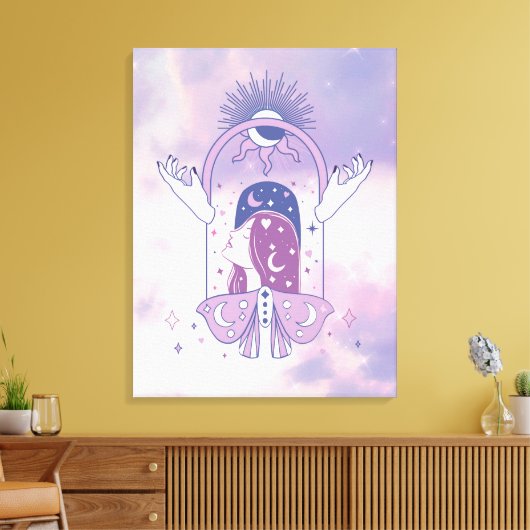 Stargirl Reverie Canvas Afdruk (Insitu (Woonkamer))