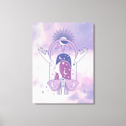 Stargirl Reverie Canvas Afdruk (Voorkant)