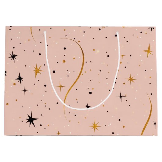 StarGlow – Decoratieve geschenktas met Star Design Groot Cadeauzakje (Voorkant)