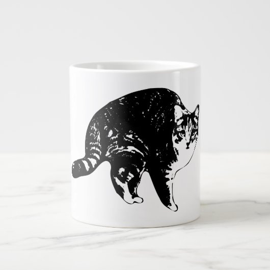 Starglow Tabby Kijkje Grote Koffiekop (Voorkant)