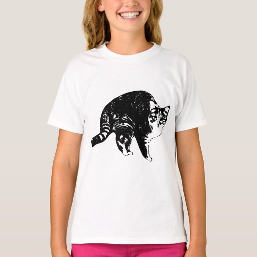 Starglow Tabby Kijkje T-shirt (Voorkant)