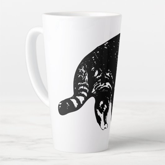 Starglow Tabby Peek Latte Mok (Linkerhoek)