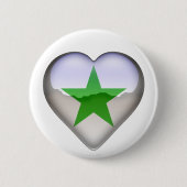 StarHeartJewel Ronde Button 5,7 Cm (Voorkant)
