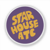 Starhouse Circle Design Sticker (Voorkant)