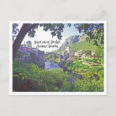 STARI MOST BRIDGE IN MOSTAR, BOSNIË BRIEFKAART (Voorkant)