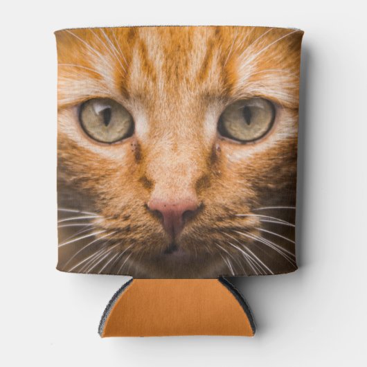 Staring Cat aangepaste monogram koelbox Blikjeskoeler (Voorkant)