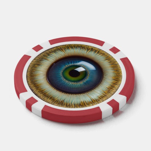 Staring oogbol poker chips (Enkel)
