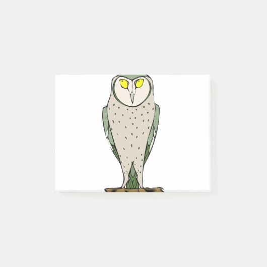 Staring Uil Post-it® Notes (Voorkant)
