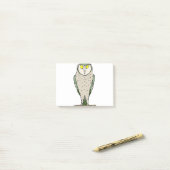 Staring Uil Post-it® Notes (Op bureau)