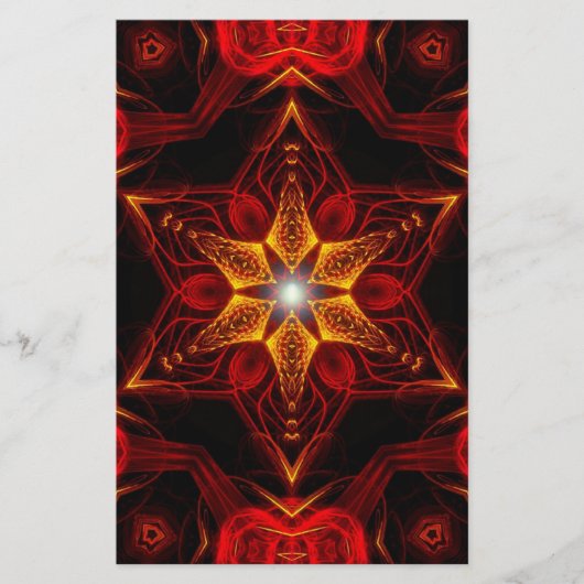 Staritual Fractal Briefpapier (Voorkant)