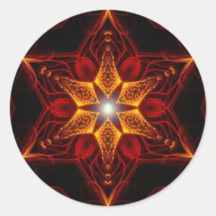 Staritual Fractal Ronde Sticker
