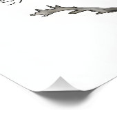 Stark Beauty: Zwart-wit Tree Wall Art Foto Afdruk (Hoek)