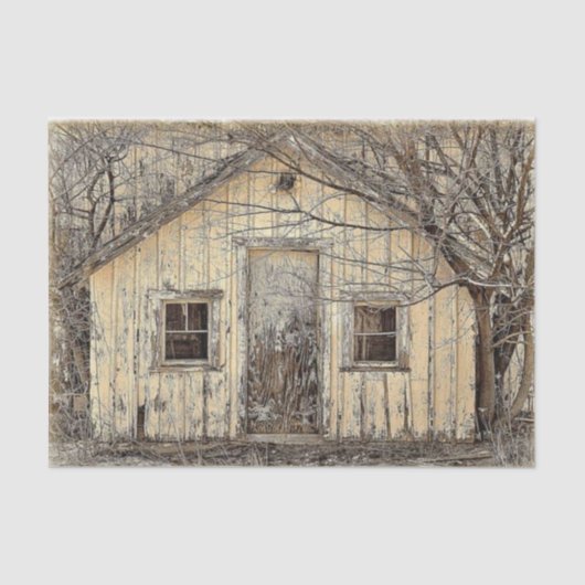 Stark en winterschuur tissuepapier (Voorkant)