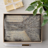 Stark en winterschuur tissuepapier (Geschenk)