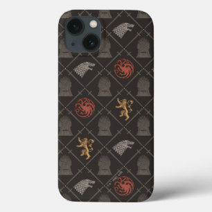 Stark, lannister, Targaryen, ijzertroonpatroon Case-Mate iPhone Case