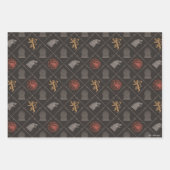 Stark, lannister, Targaryen, ijzertroonpatroon Inpakpapier Vel (Voorkant)