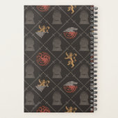 Stark, lannister, Targaryen, ijzertroonpatroon Planner (Achterkant)
