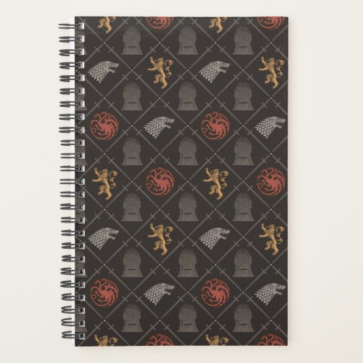 Stark, lannister, Targaryen, ijzertroonpatroon Planner (Voorkant)