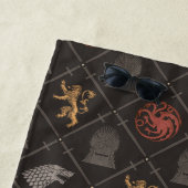 Stark, lannister, Targaryen, ijzertroonpatroon Strandlaken (In situ)