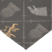 Stark, lannister, Targaryen, ijzertroonpatroon Tafelkleed (Gekanteld)