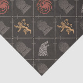 Stark, lannister, Targaryen, ijzertroonpatroon Tissuepapier (Detail)