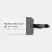 Stark, Lannister, Targaryen, Night King Pattern Bagagelabel (Achterkant horizontaal)