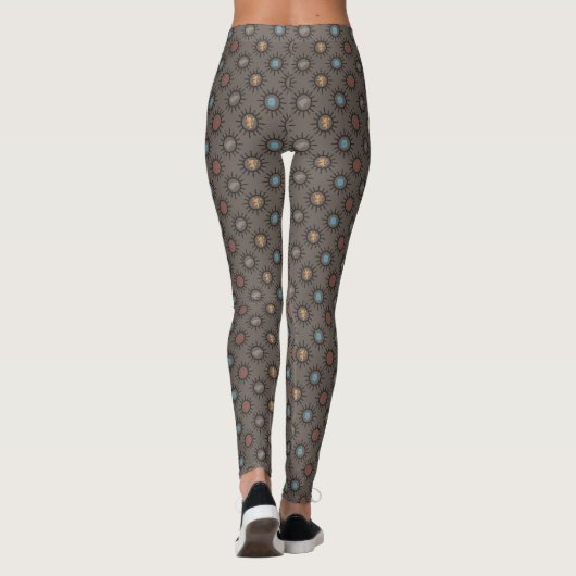 Stark, Lannister, Targaryen, Night King Pattern Leggings (Achterkant)