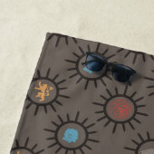 Stark, Lannister, Targaryen, Night King Pattern Strandlaken (In situ)