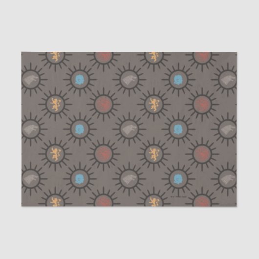 Stark, Lannister, Targaryen, Night King Pattern Tissuepapier (Voorkant)