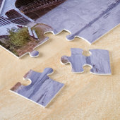 Stark New Hampshire overdekte brug en kerkelijke h Legpuzzel (Zijkant)