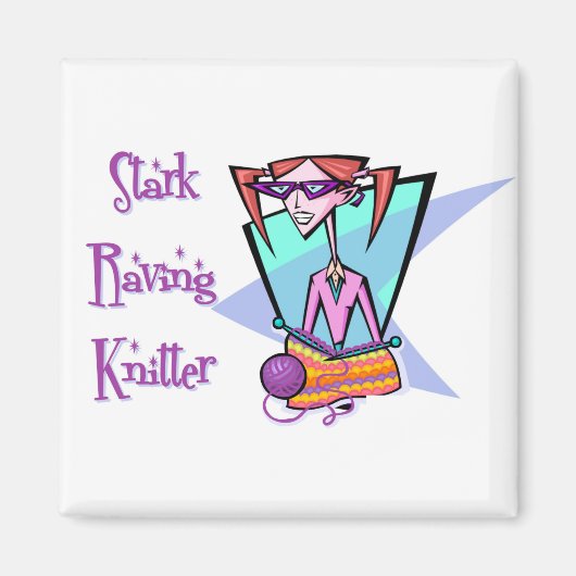 Stark raving breimagneet magneet (Voorkant)