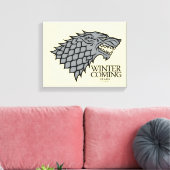 Stark Sigil - Winter Is Coming Canvas Afdruk (Insitu (Woonkamer))