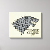 Stark Sigil - Winter Is Coming Canvas Afdruk (Voorkant)
