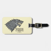 Stark Sigil - Winter komt eraan Bagagelabel (Voorkant horizontaal)