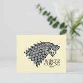 Stark Sigil - Winter komt eraan Briefkaart (Staand voorkant)