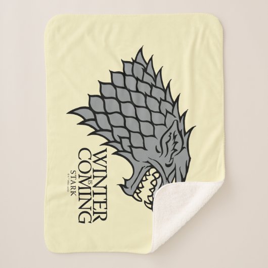 Stark Sigil - Winter komt eraan Sherpa Deken (Voorkant)
