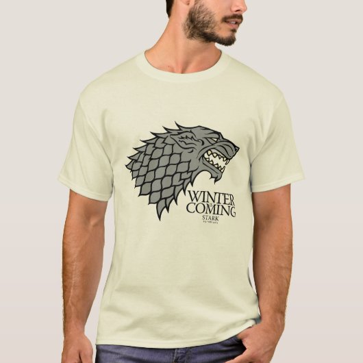 Stark Sigil - Winter komt eraan T-shirt (Voorkant)
