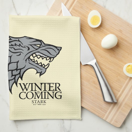 Stark Sigil - Winter komt eraan Theedoek (Quarter Fold)