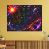 Starkind – Kosmische evolutie van het leven Canvas Afdruk (Insitu (Woonkamer))