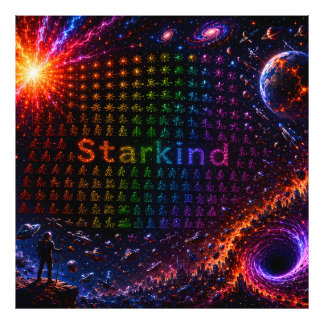 Starkind – Kosmische evolutie van het leven Foto Afdruk
