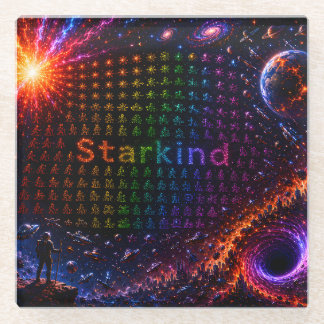 Starkind – Kosmische evolutie van het leven Glazen Onderzetter