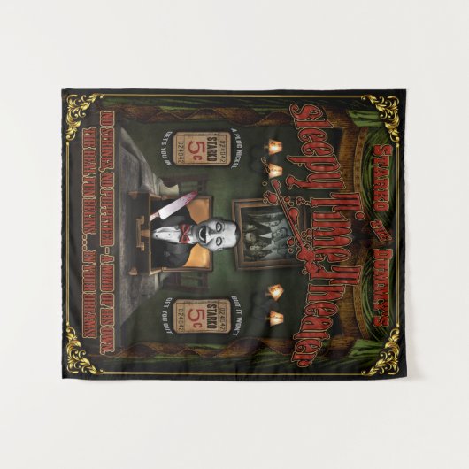 Starko the Dummy Sideshow Banner Wandkleed (Voorkant (horizontaal))