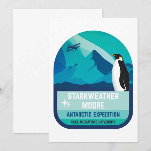 Starkweather-Moore Antarctic Expedition Kaart (Voorkant / Achterkant)