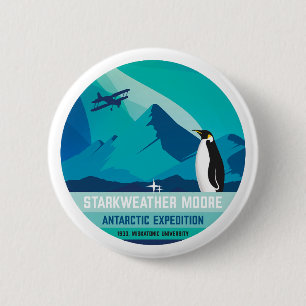 Starkweather-Moore Antarctic Expedition Ronde Button 5,7 Cm