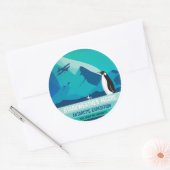 Starkweather-Moore Antarctic Expedition Ronde Sticker (Envelop)