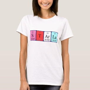 Starla periodiek table name shirt