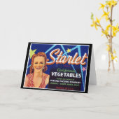 Starlet Groenten - Wenskaart Kaart (Gele Bloem)