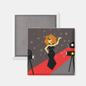 Starlet Hollywood Diva Magnet (Voorkant / Achterkant)