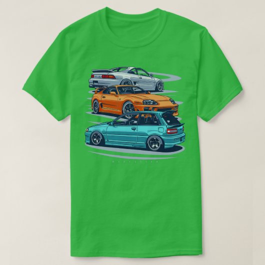Starlet supra mr2 t-shirt (Design voorkant)