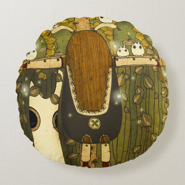 Starlight 2012 2 rond kussen (Voorkant)